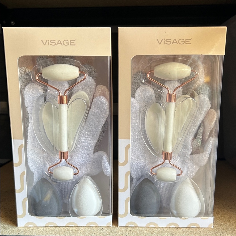 Sage Visage Spa Beauty Set with Jade Roller